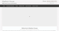 Desktop Screenshot of madisonhouse.co.uk