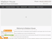Tablet Screenshot of madisonhouse.co.uk